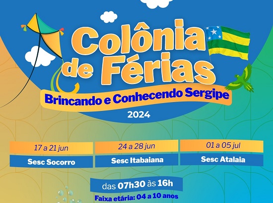 Banner - Colônia de Férias Sesc