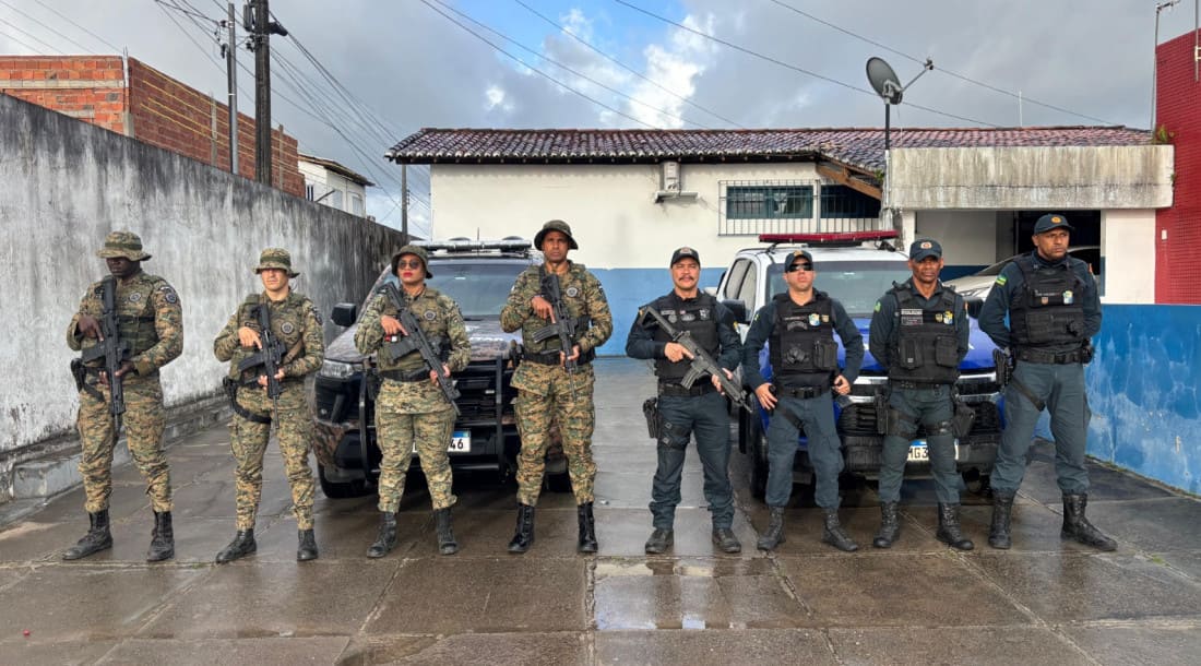 Policiais da força-tarefa interestadual