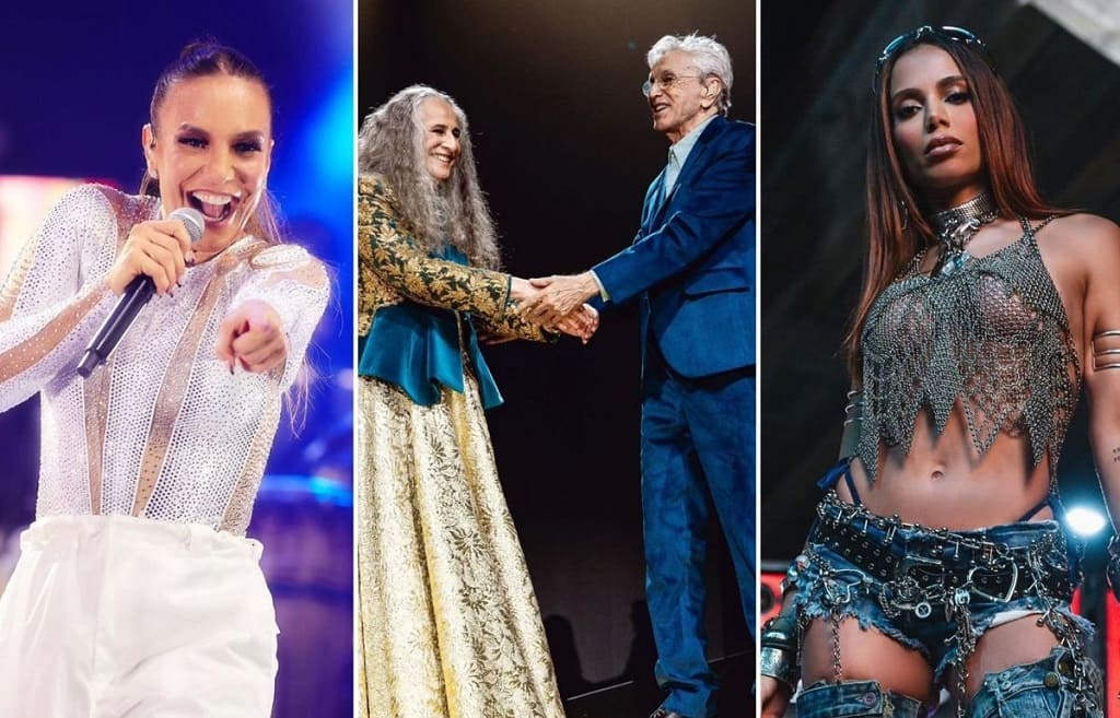 Ivete, Caetano, Bethânia e Anitta