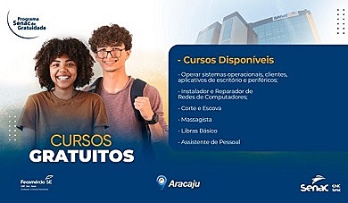 Aracaju-Senac-Sergipe-curso-gratuito