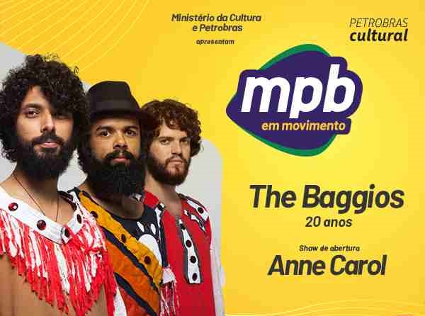 Banner do Show da banda The Baggios