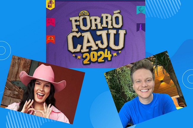 Banner - Ana Castela e Michel Teló no Forró Caju