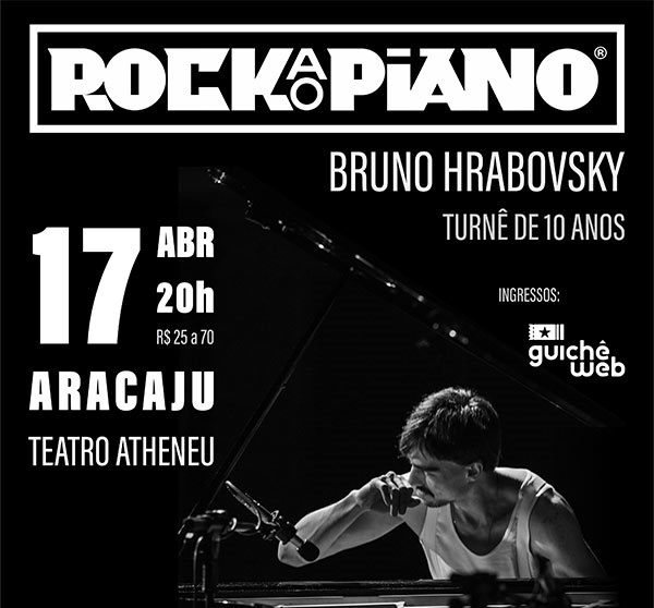 Banner do show Rock ao Piano