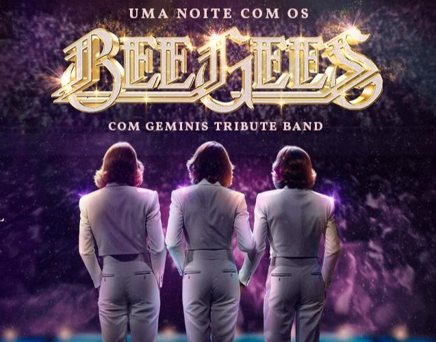 Banner Bee Gees - com Geminis Tribute Show