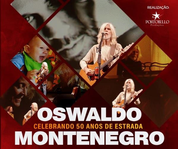 Banner do show de Oswaldo Montenegro