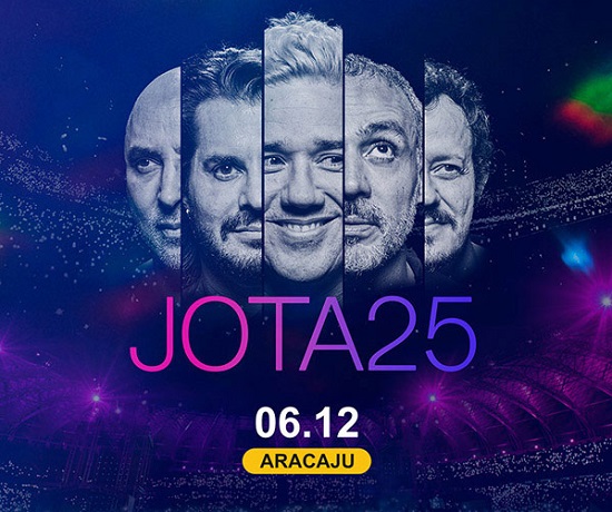 Banner Jota Quest em Aracaju 2024