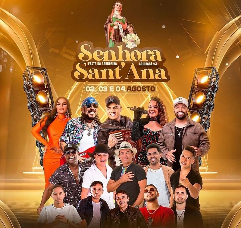 Festa da Padroeira Senhora Sant’Ana 2024 em Aquidabã