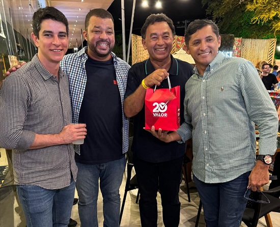 Rafael Gois, Flávio Franca, Aroldo Franca e Dedé Brasil