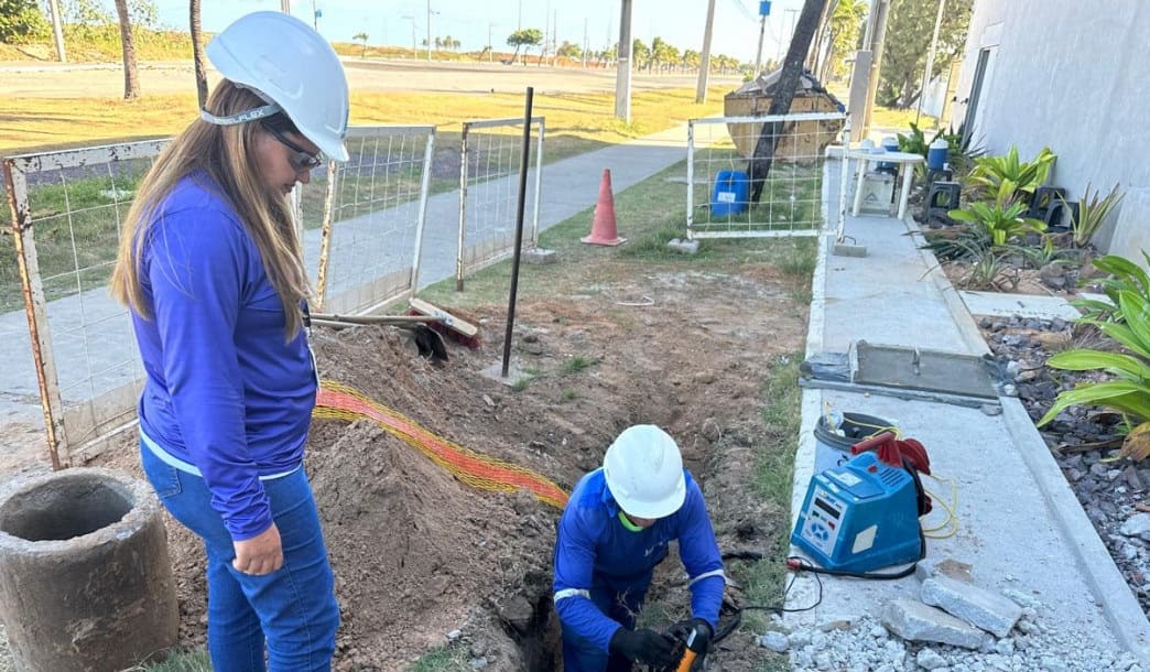 Sergas na obra de gás canalizado