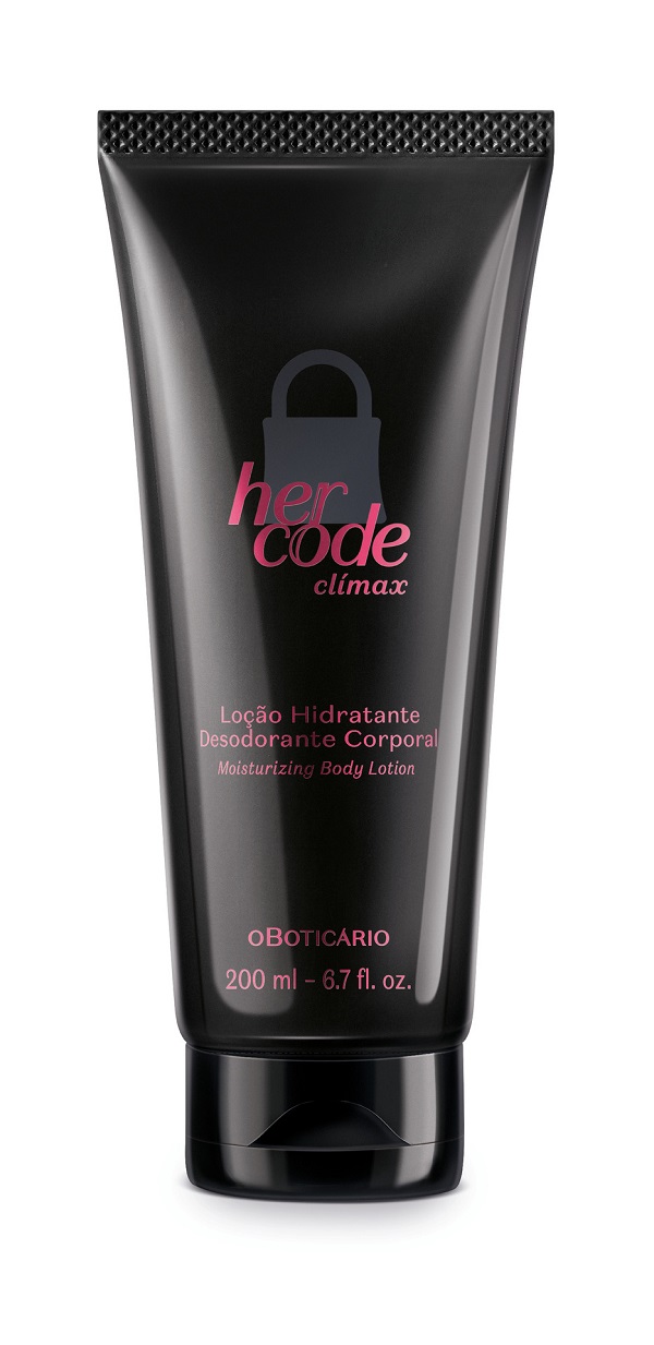  Loção Hidratante Desodorante Corporal Her Code Clímax