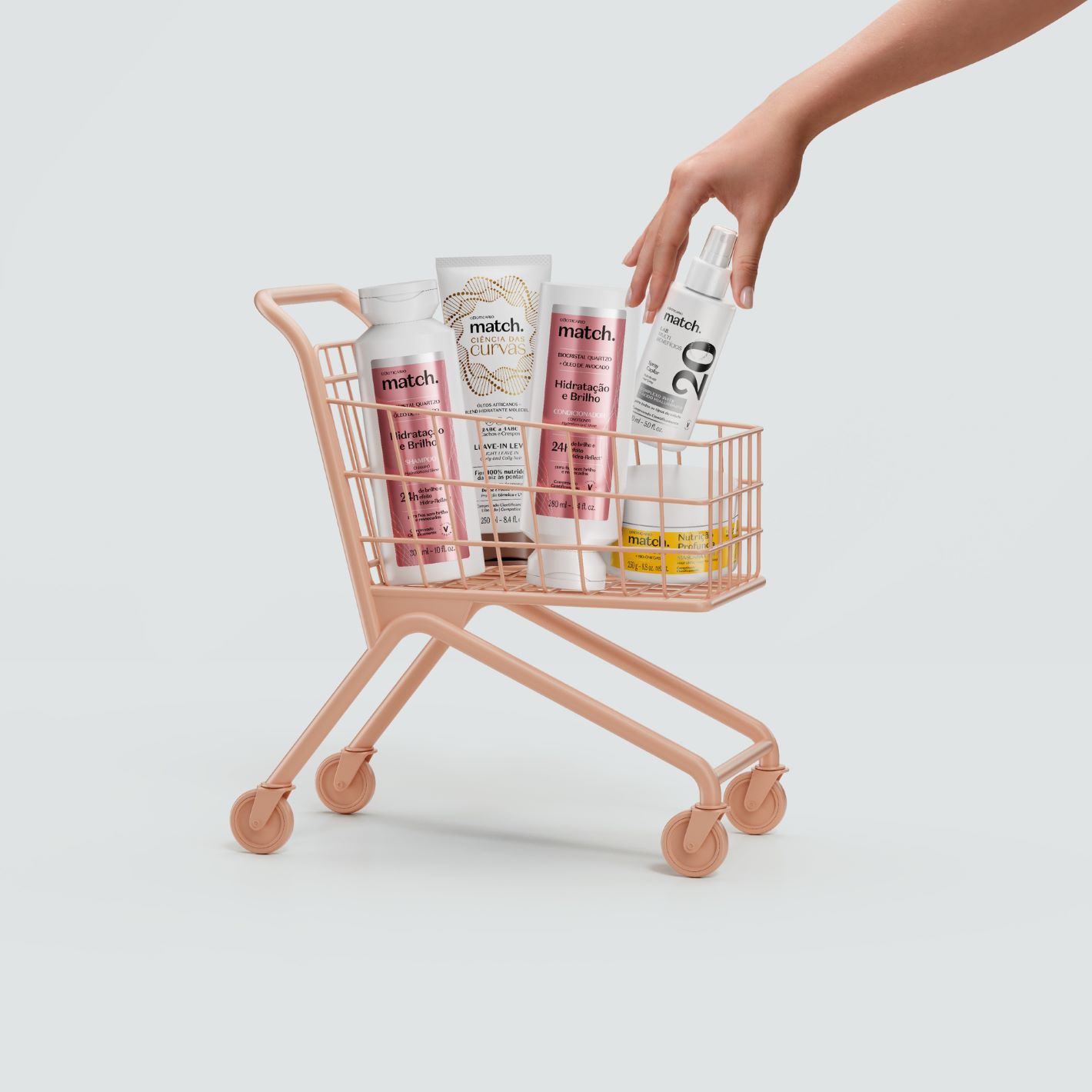 Match, linha de cuidados capilares do Boticário