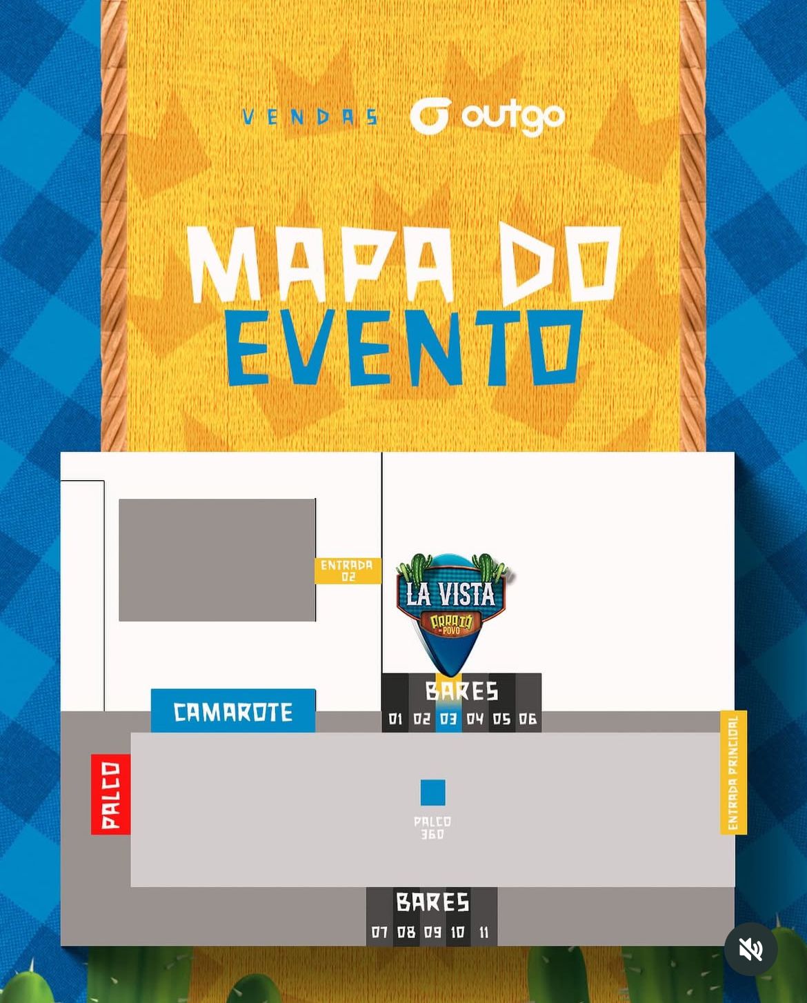 Mapa do evento