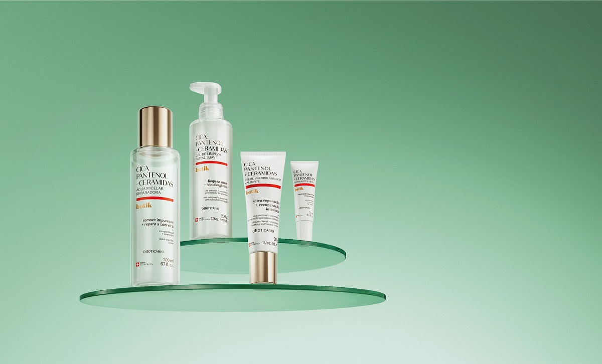 Nova  linha Botik Cica Pantenol + Ceramidas para recuperação profunda da pele