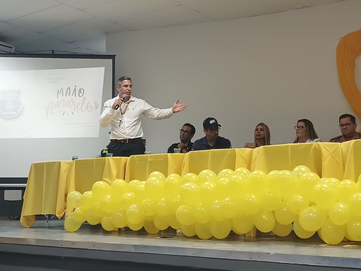 Lançamento da campanha Maio Amarelo 