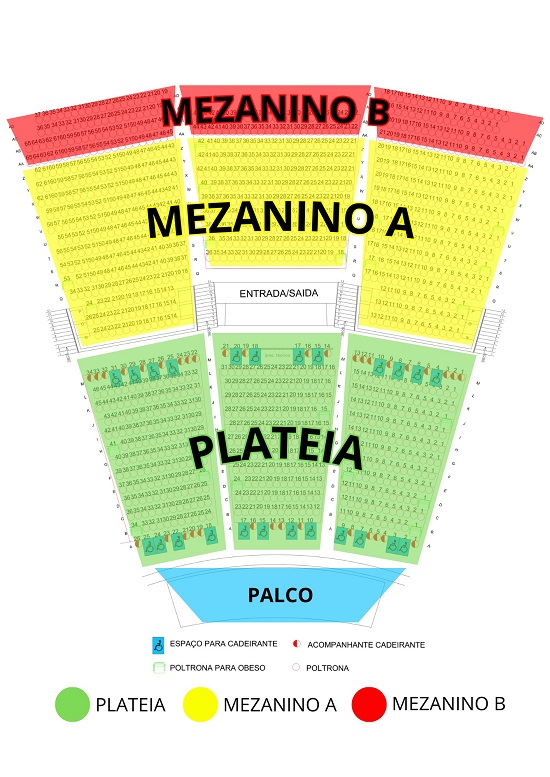 Mapa do show  