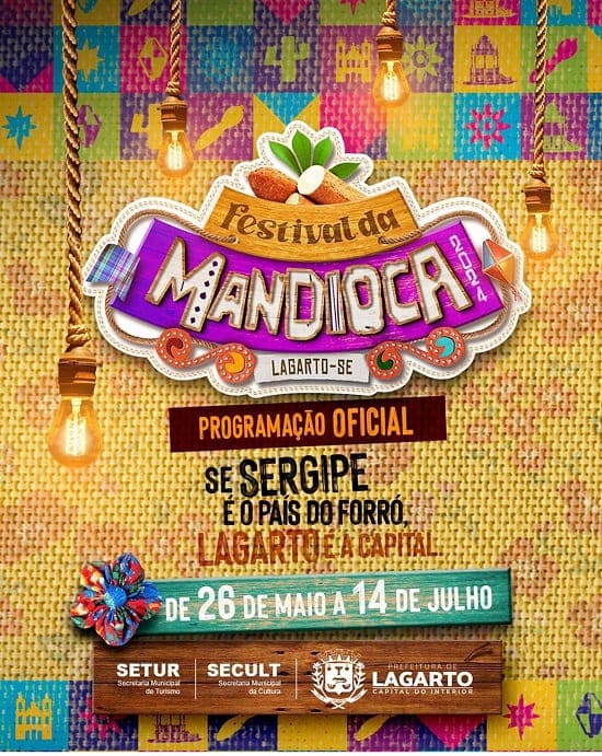 Banner Festival da Mandioca de Lagarto 2024