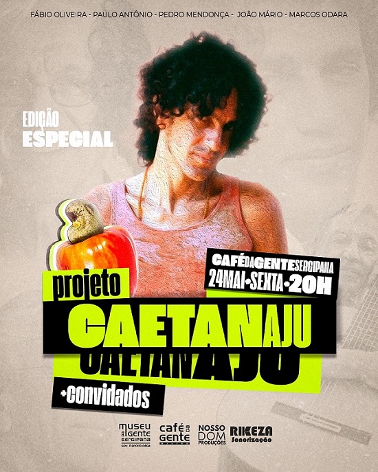 Banner do show CaetanAju