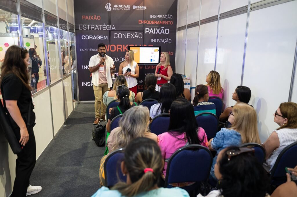 Workshop gratuito no palco aberto da Aracaju Beauty Hair