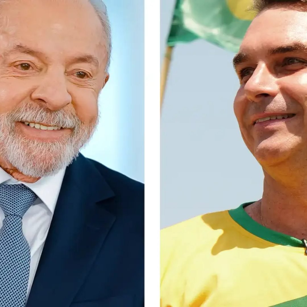 © Lula Oficial e Charles Vieira/Campanha Flávio Bolsonaro