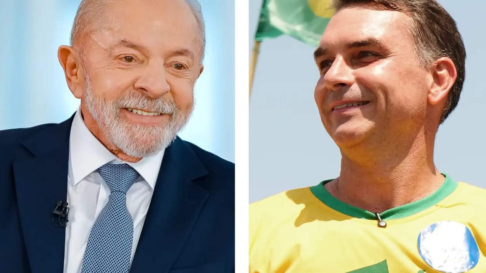 © Lula Oficial e Charles Vieira/Campanha Flávio Bolsonaro