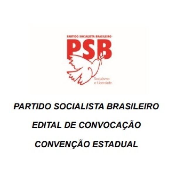 Edital de convocação PSB-SE