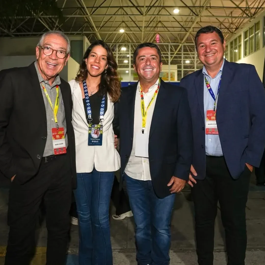 Hugo Julião, Rafaella Mamede, Fabiano Oliveira e Maurício Carvalho na Soea