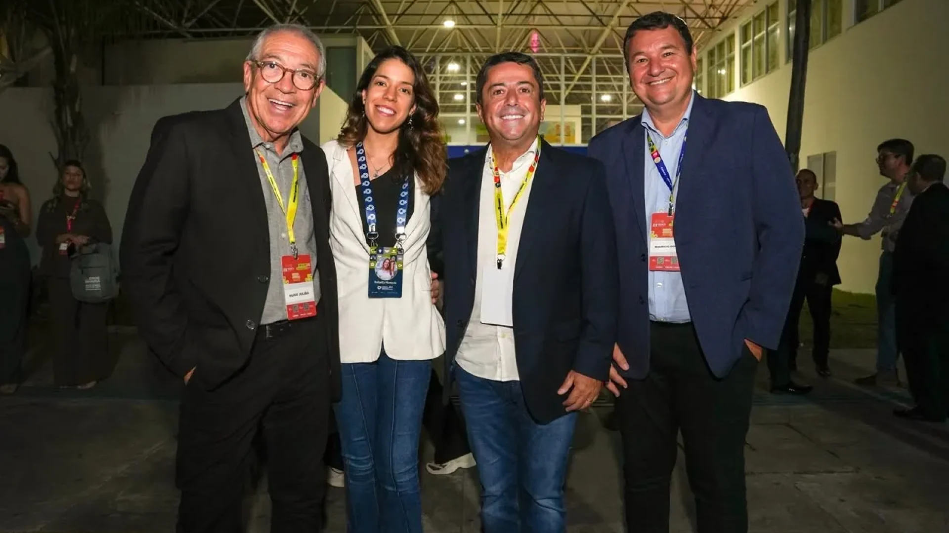 Hugo Julião, Rafaella Mamede, Fabiano Oliveira e Maurício Carvalho na Soea