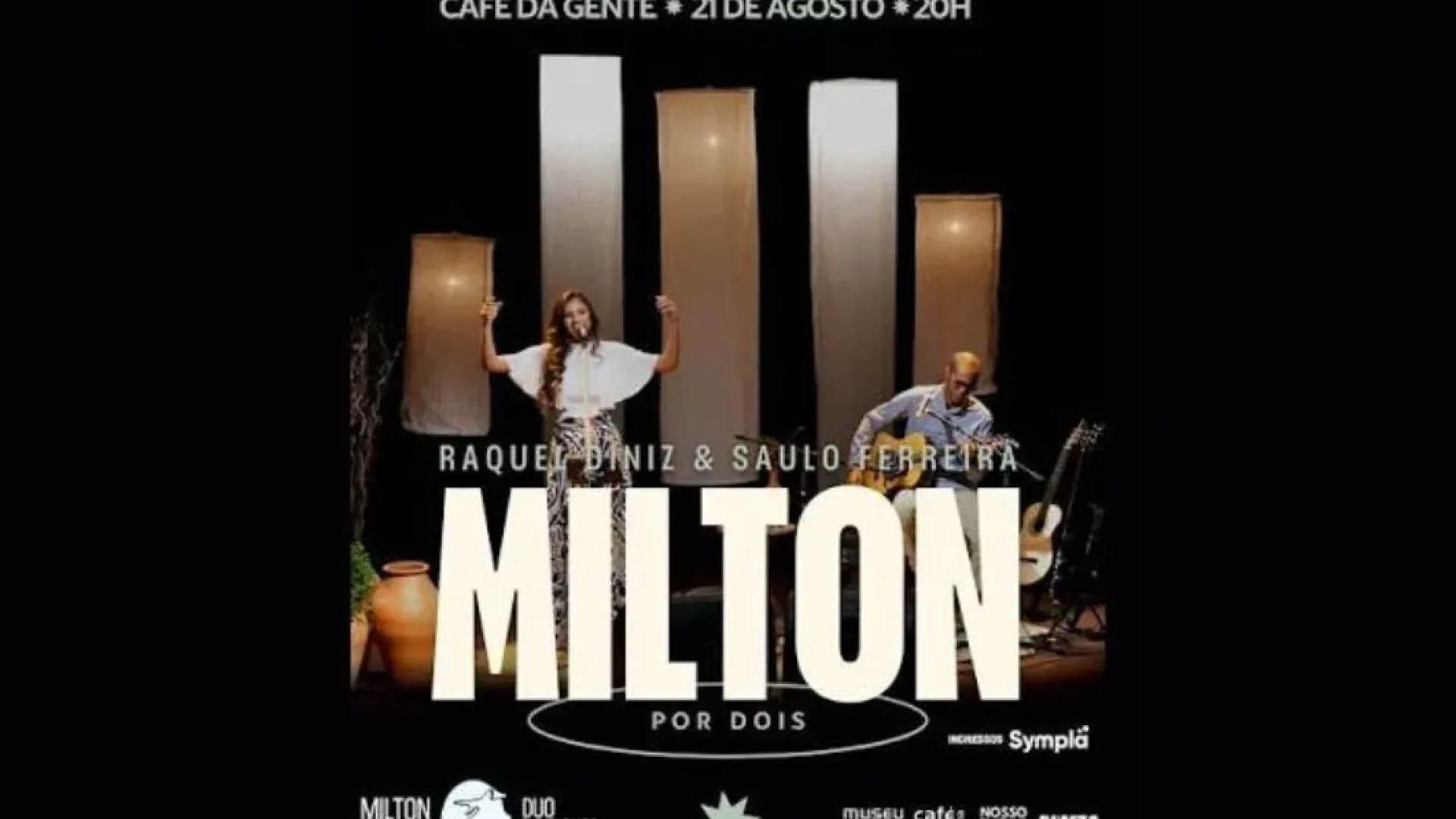 Raquel Diniz e Saulo Ferreira celebram Milton Nascimento em show no Café da Gente