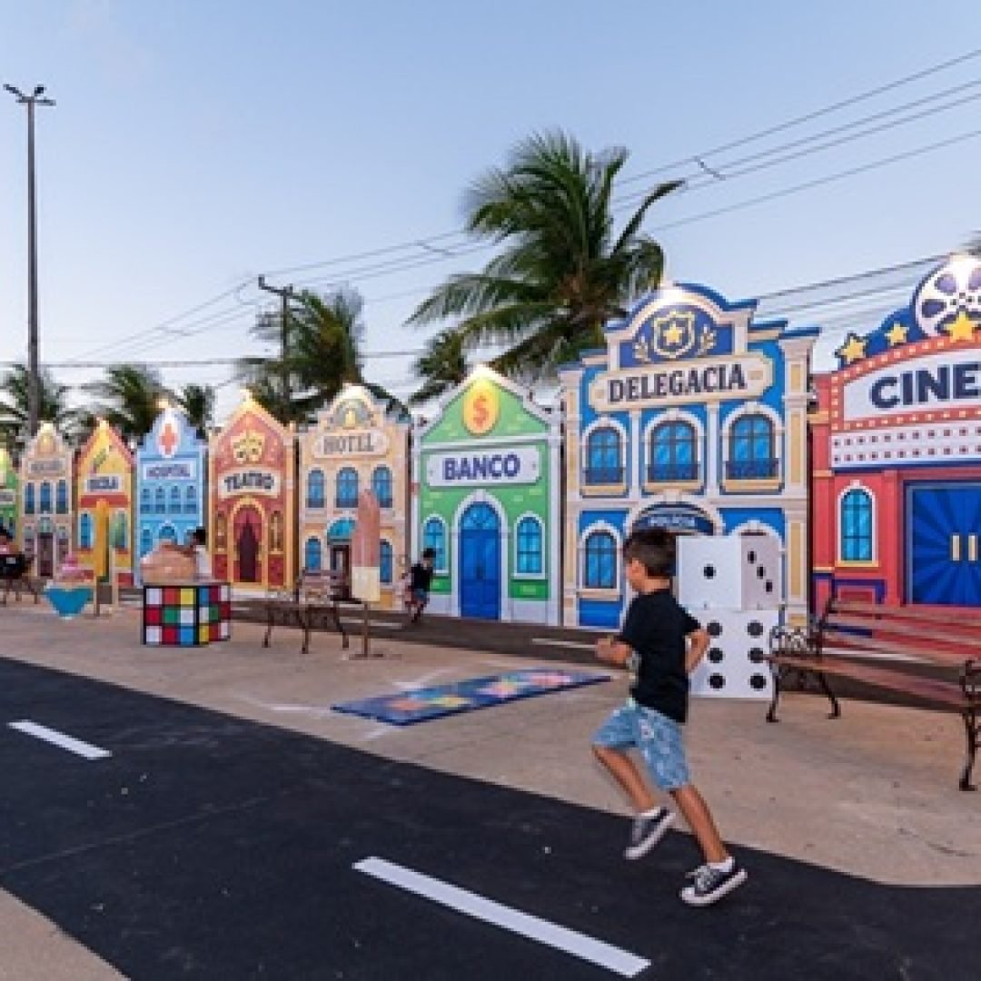 Vila da Criança em Aracaju oferece programação gratuita até novembro na Orla da Atalaia